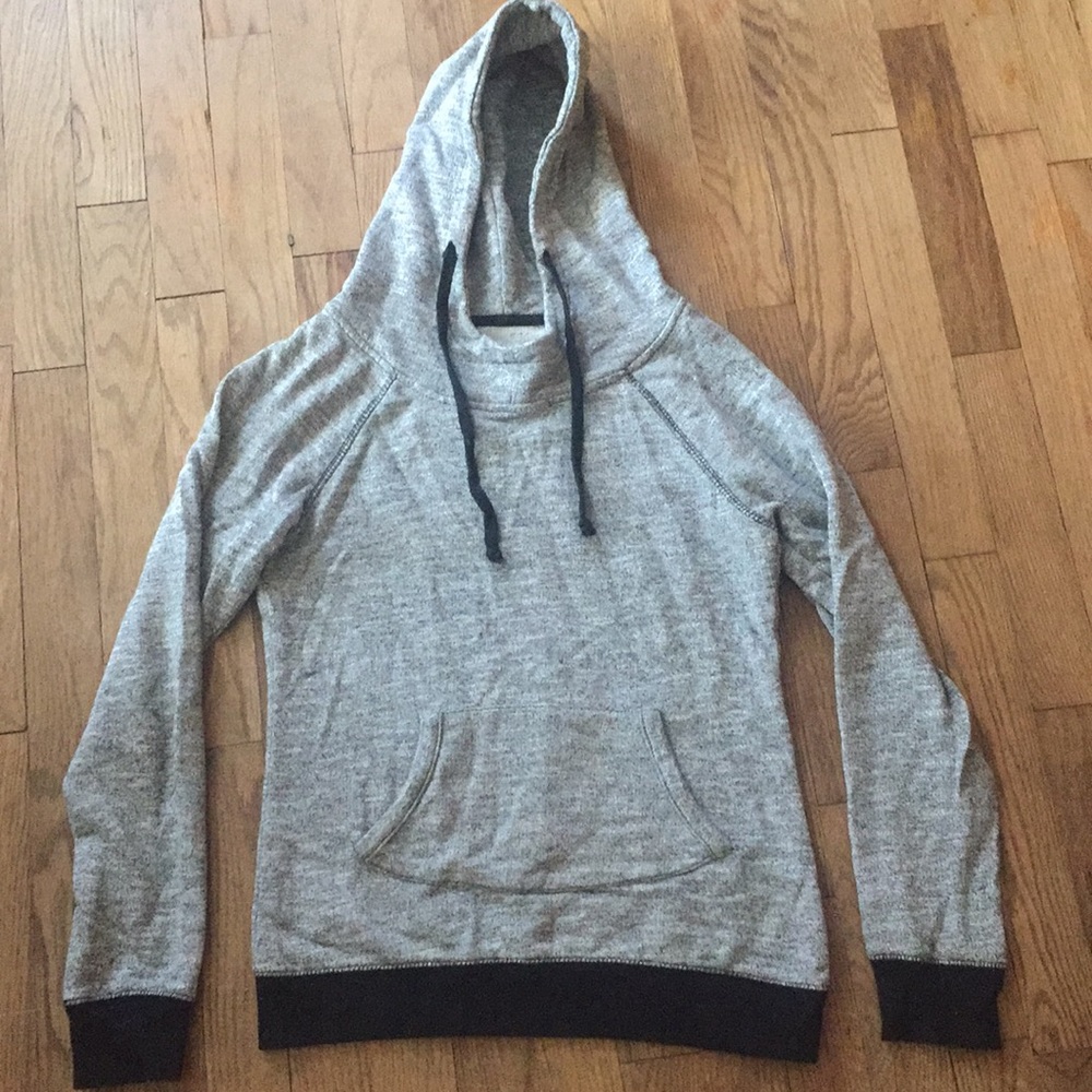 Black and grey hoodie
